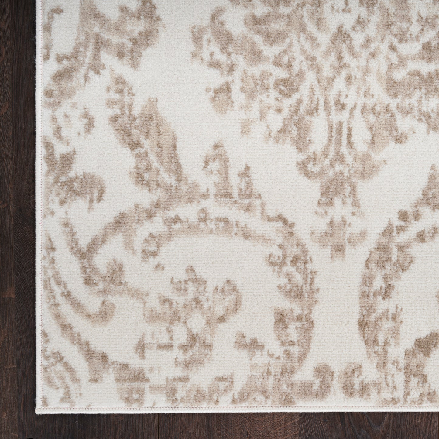 Nourison Jubilant 6' x 9' Ivory Beige Vintage Indoor Rug