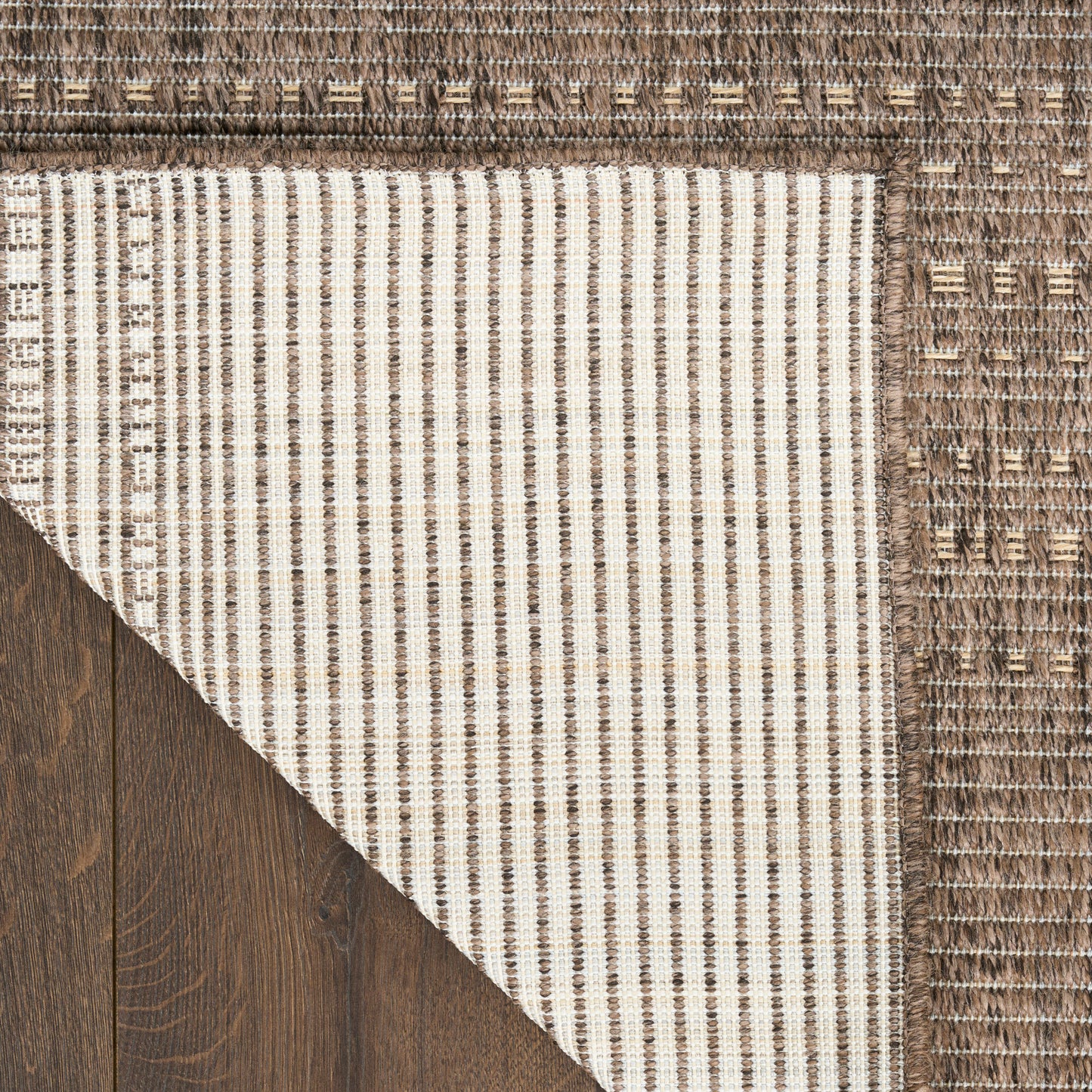 Nourison Tulum 3' x 5' Brown Outdoor Rug
