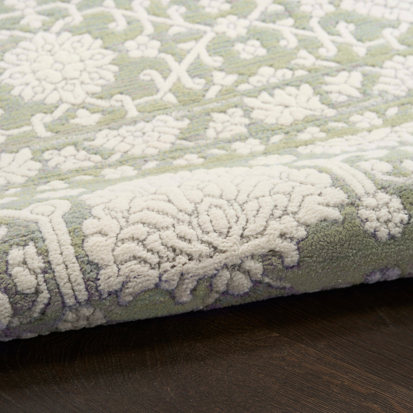 Nourison Grace 5'3" x 7'3" Sage Vintage Indoor Rug