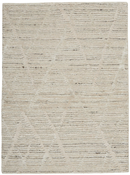 Nourison Ocean 2' x 3' Pearl Modern Indoor Rug