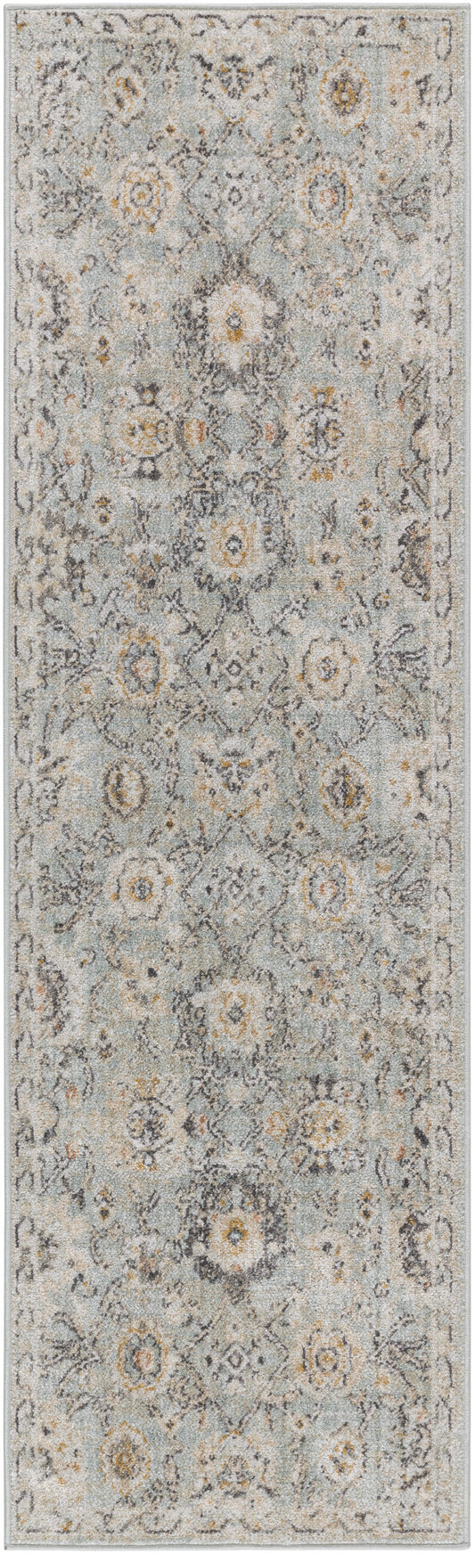 Nourison Oushak Home 2'3" x 7'6" Mint Vintage Indoor Rug