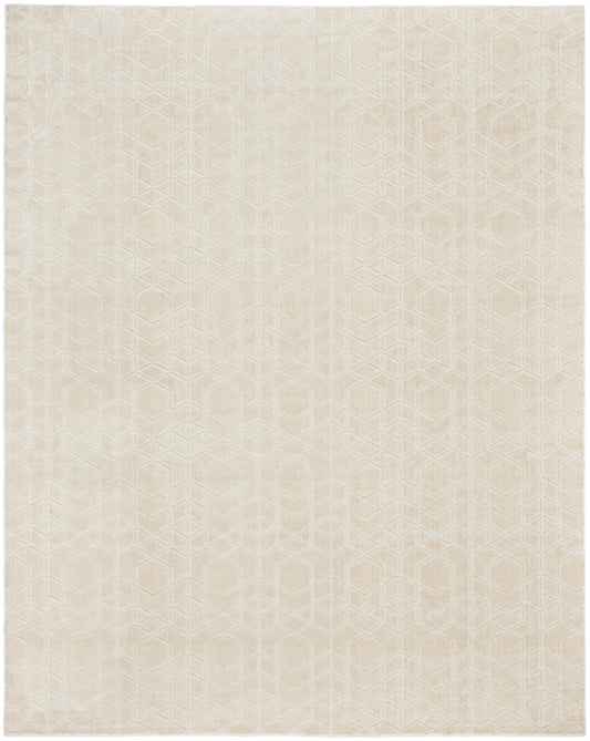 Nourison Washable Charm 9' x 12' Ivory Modern Indoor Rug