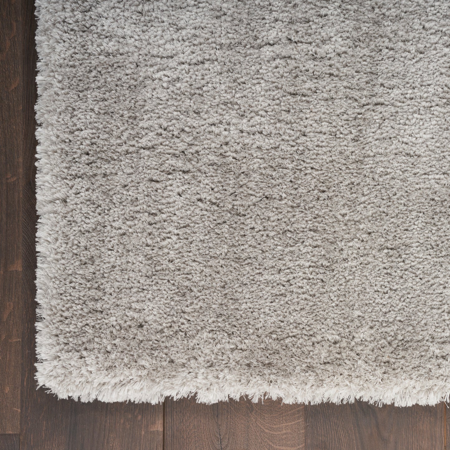 Nourison Dreamy Shag 5'3" x 7'3" Silver Shag Indoor Rug
