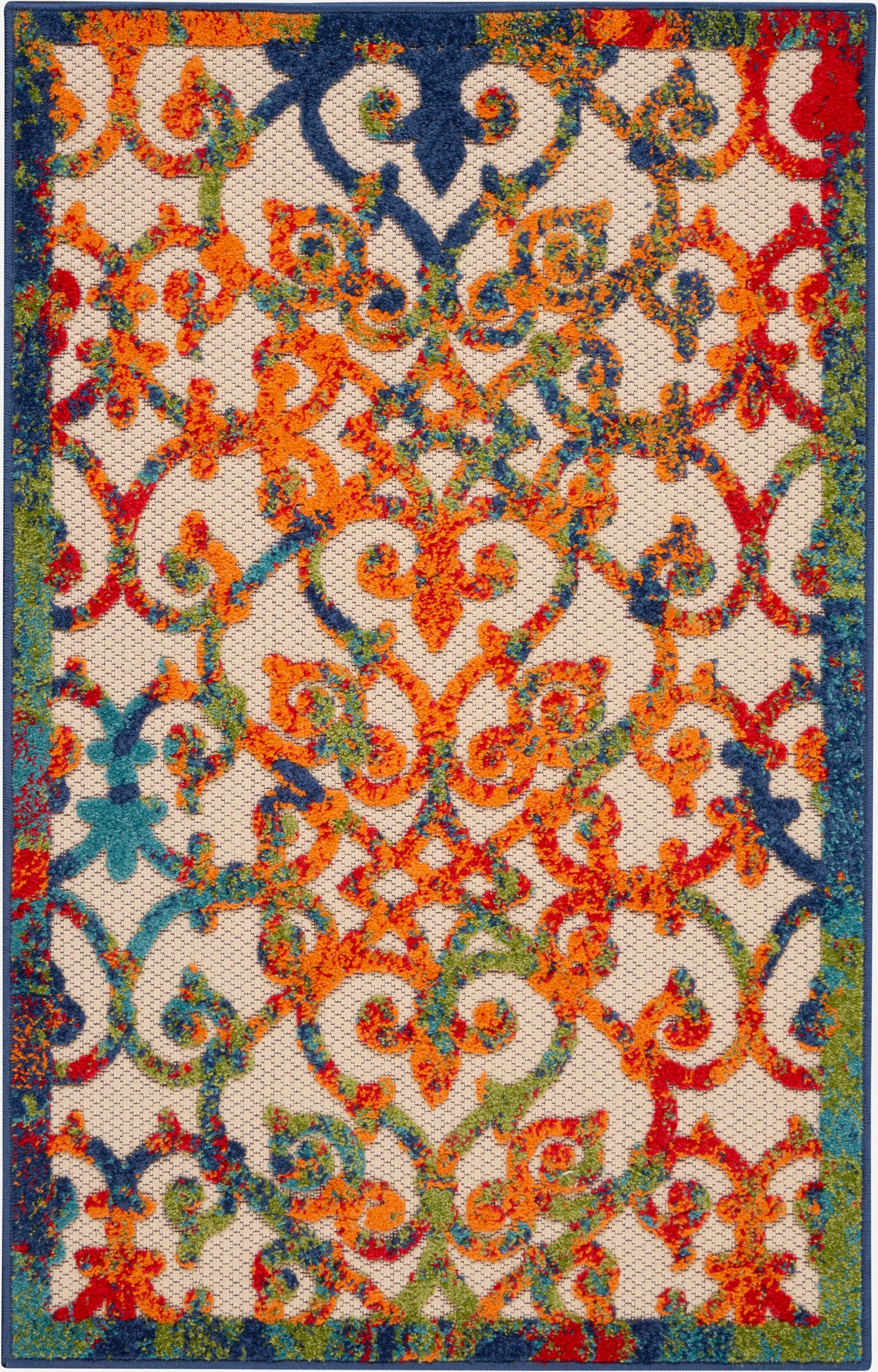 Nourison Aloha 2' x 3' Multicolor Outdoor Rug