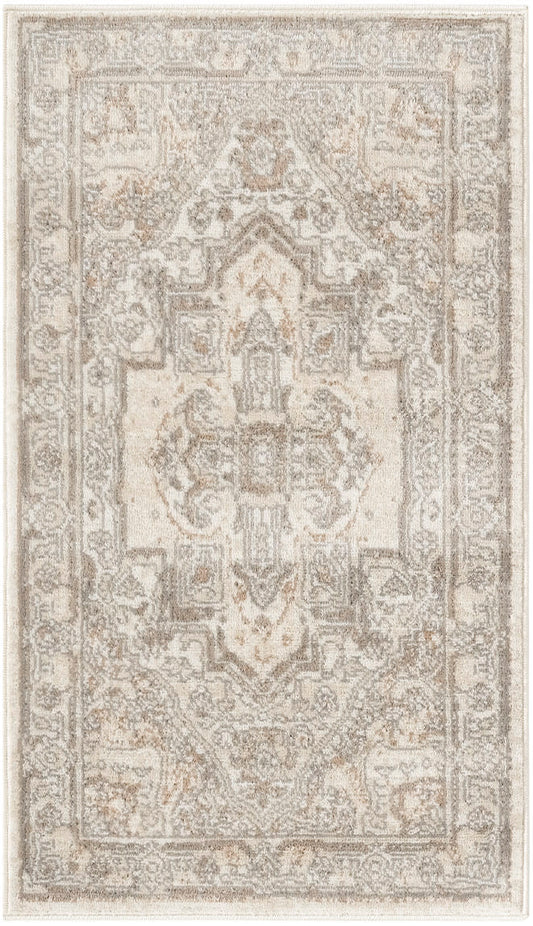 Nourison Quarry 2'2" x 3'9" Beige Vintage Indoor Rug