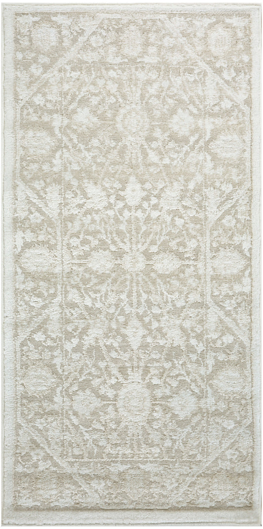 Nourison Dekor 2' x 4' Ivory Beige Vintage Indoor Rug