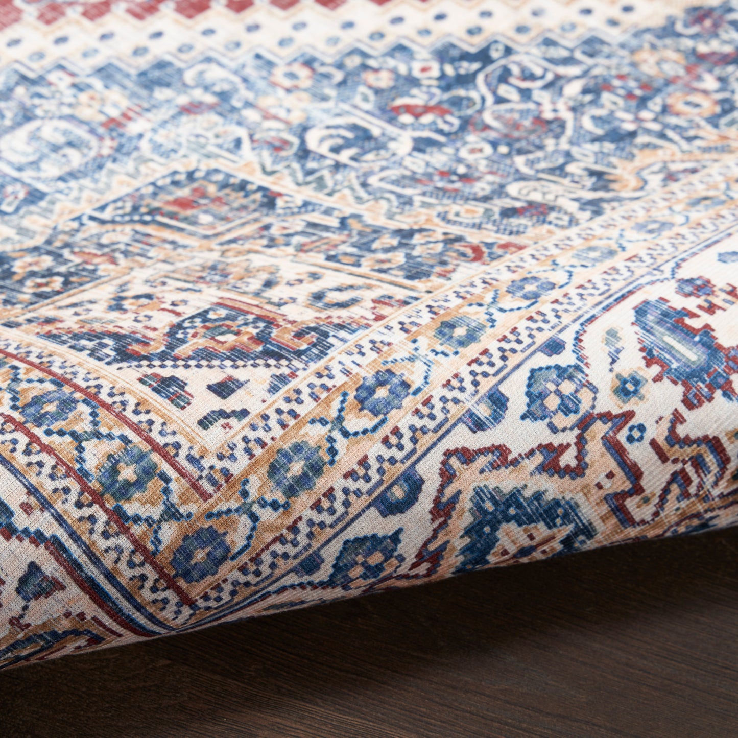 Nourison Vintage Home 6' x 9' Red Blue Bohemian Indoor Rug