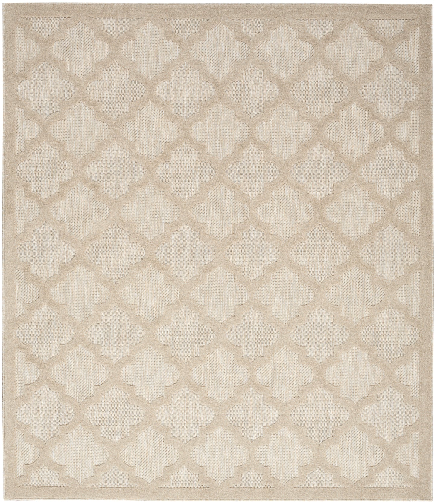 Nourison Easy Care 10' x 14' Cream Modern Rug