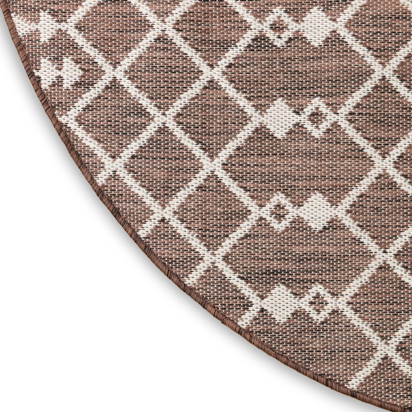Nourison Positano 6' x Round Natural Modern Rug