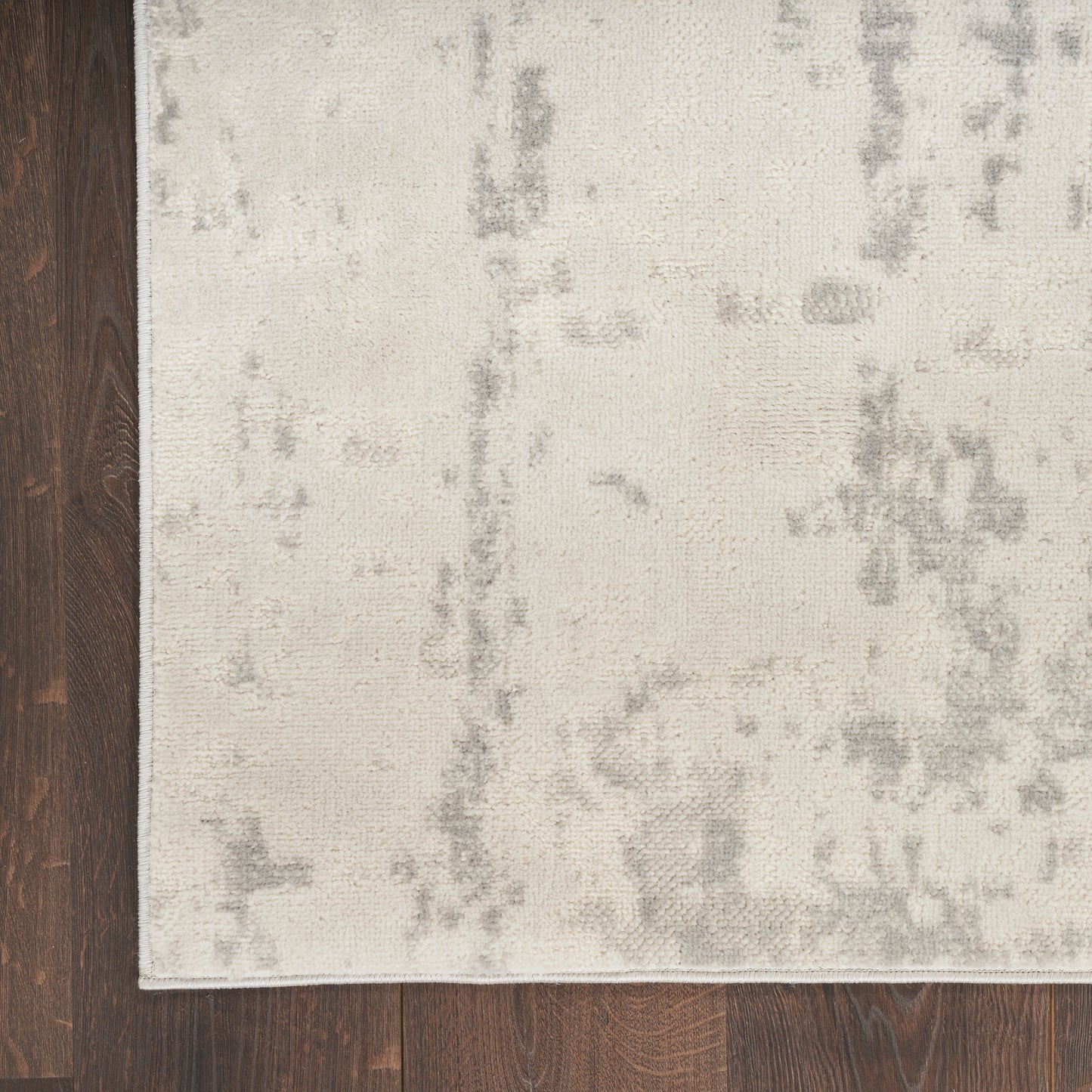 Nourison Quarry 2'2" x 7'6" Cream Grey Modern Indoor Rug