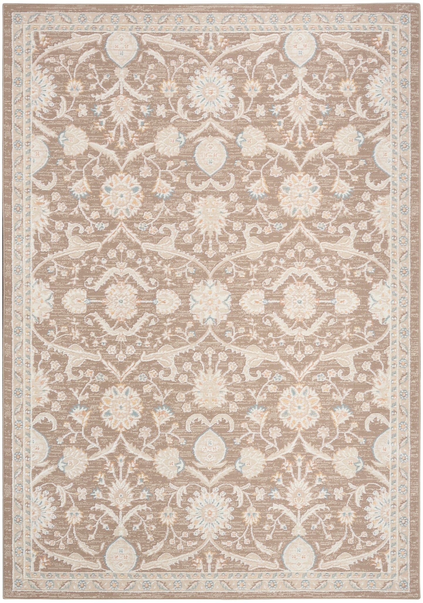 Nourison Isla 7'10" x 9'10" Mocha Vintage Indoor Rug