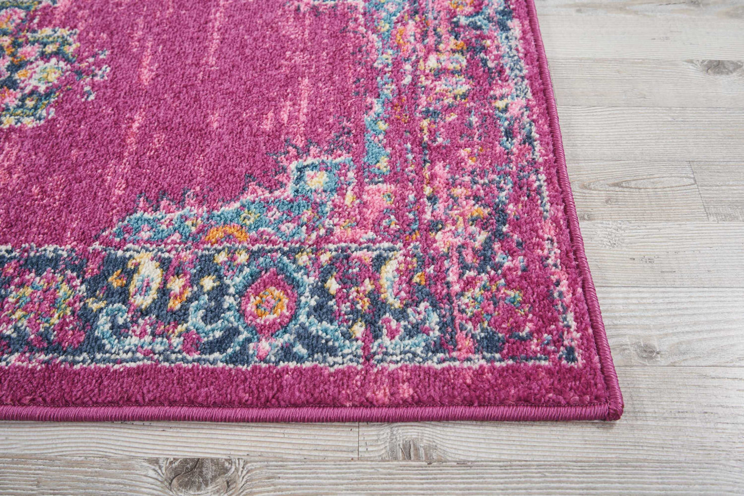 Nourison Passion 2'2" x 7'6" Fuchsia Bohemian Indoor Rug