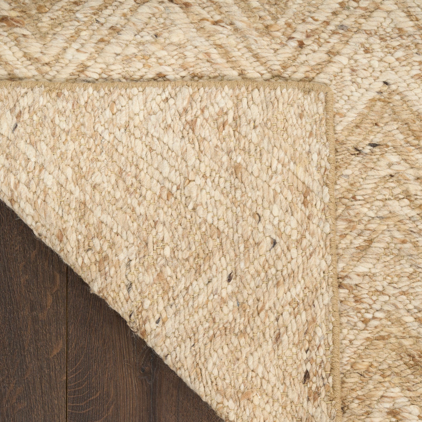 DKNY Pure Purl 9'9" x 13'9" Beige Ivory Modern Indoor Rug
