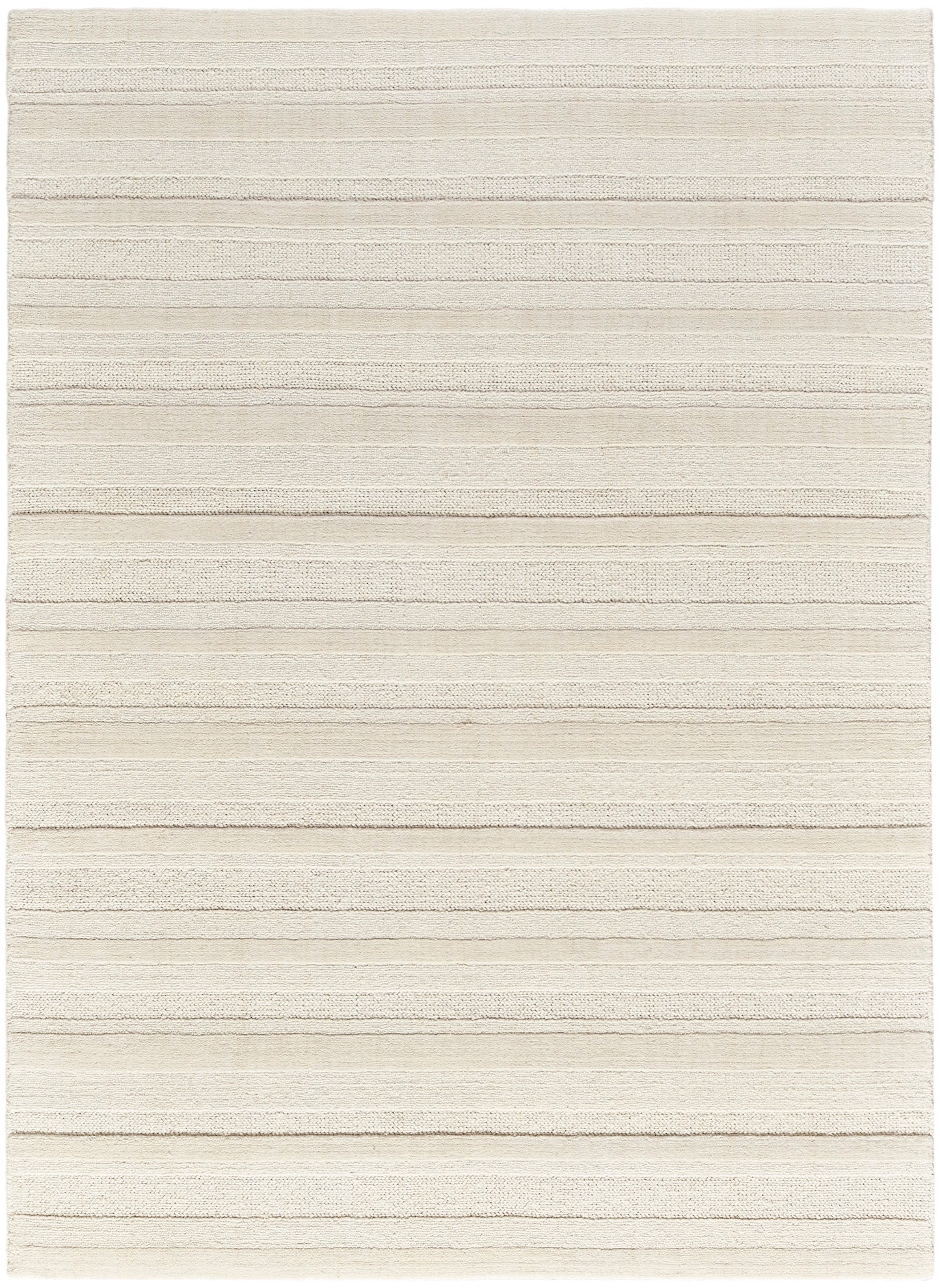 DKNY Pure Multi Weave 5'3" x 7'3" Ivory Contemporary Indoor Rug
