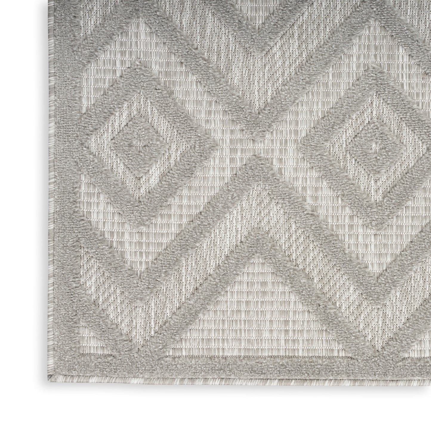Nourison Versatile 9' x 12' Silver Grey Modern Rug