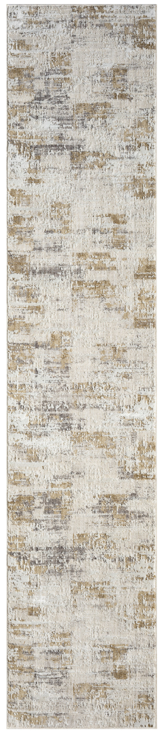 Calvin Klein CK078 Summit 2'2" x 10' Ivory Multicolor Modern Indoor Rug