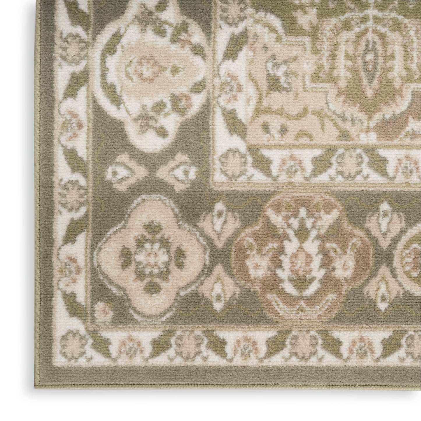 Nourison Grafix 3'9" x 5'9" Green Vintage Indoor Rug