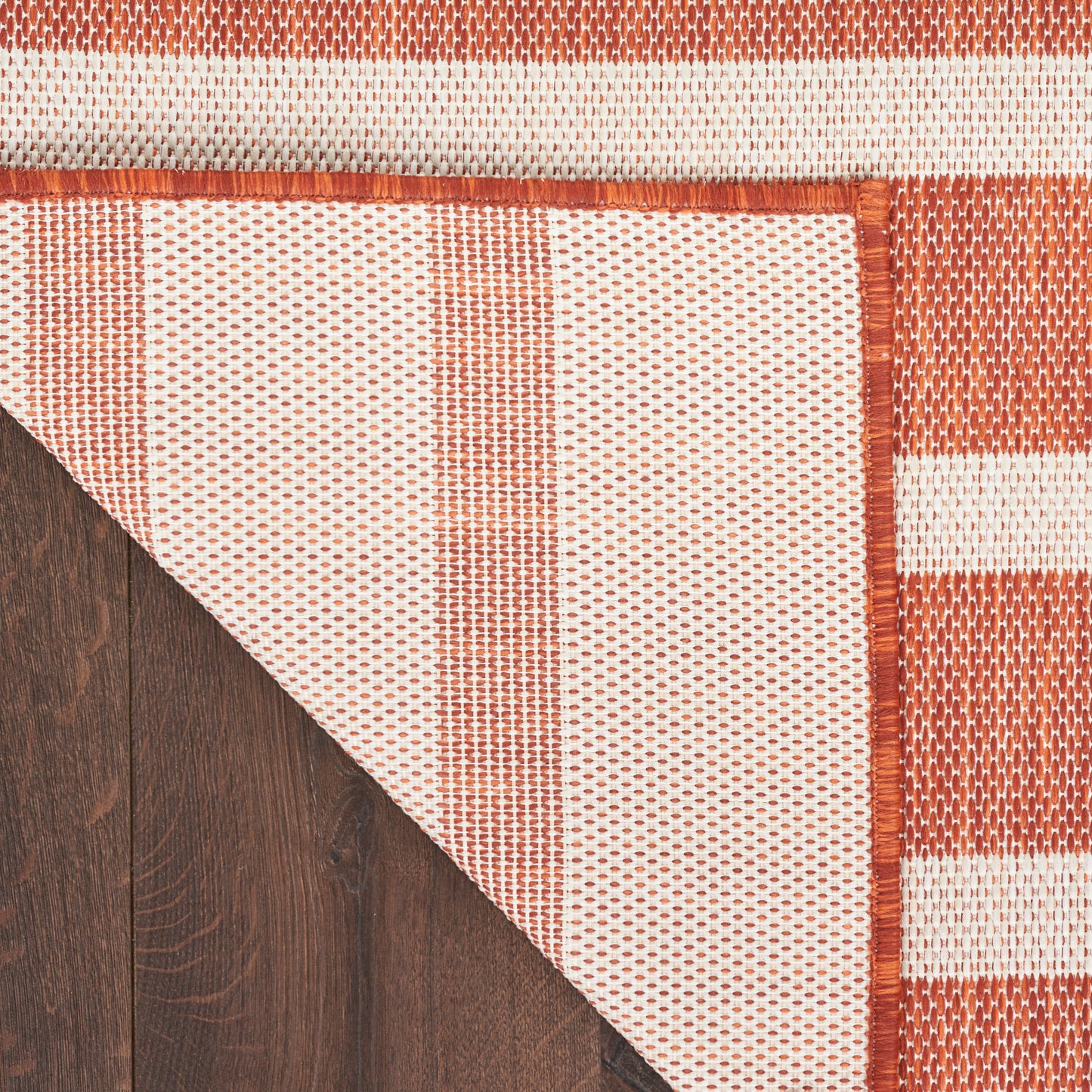 Nourison Positano 2'2" x 10' Terracotta Ivory Modern Rug