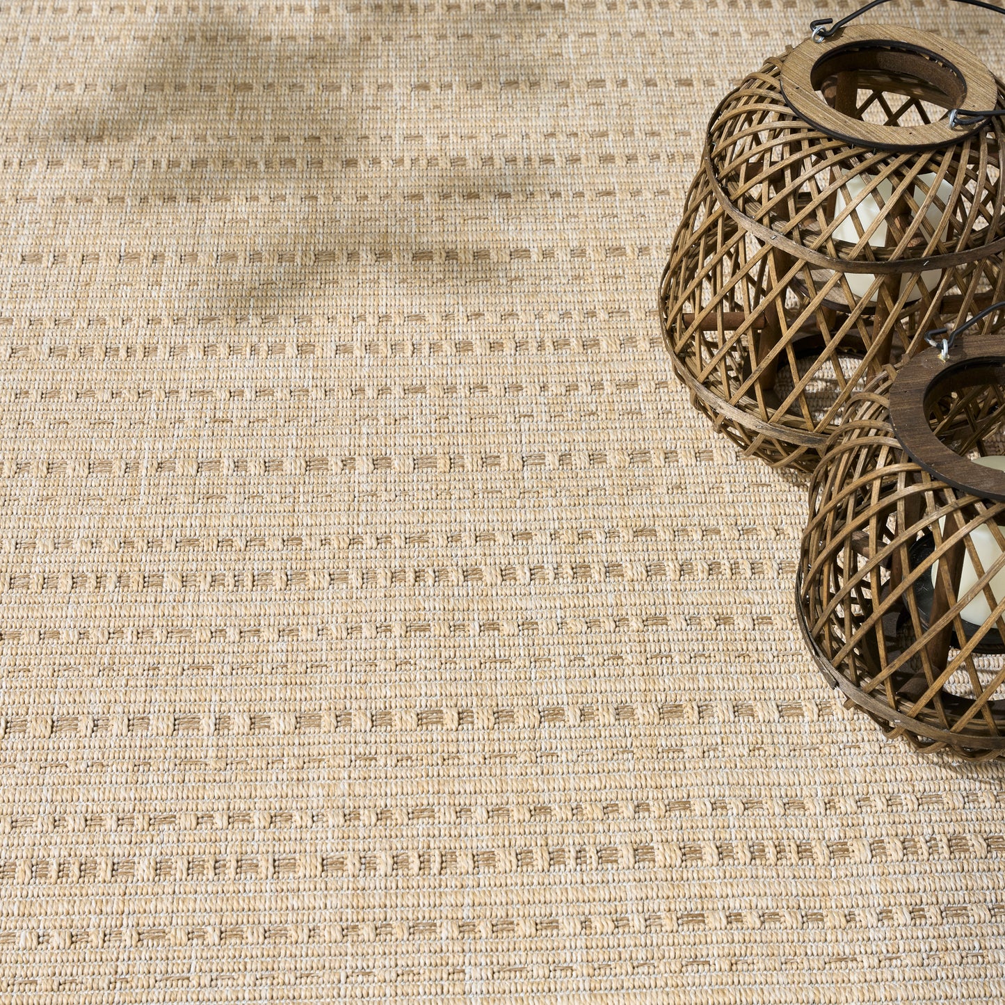 Nourison Tulum 8' x 10' Cream Outdoor Rug