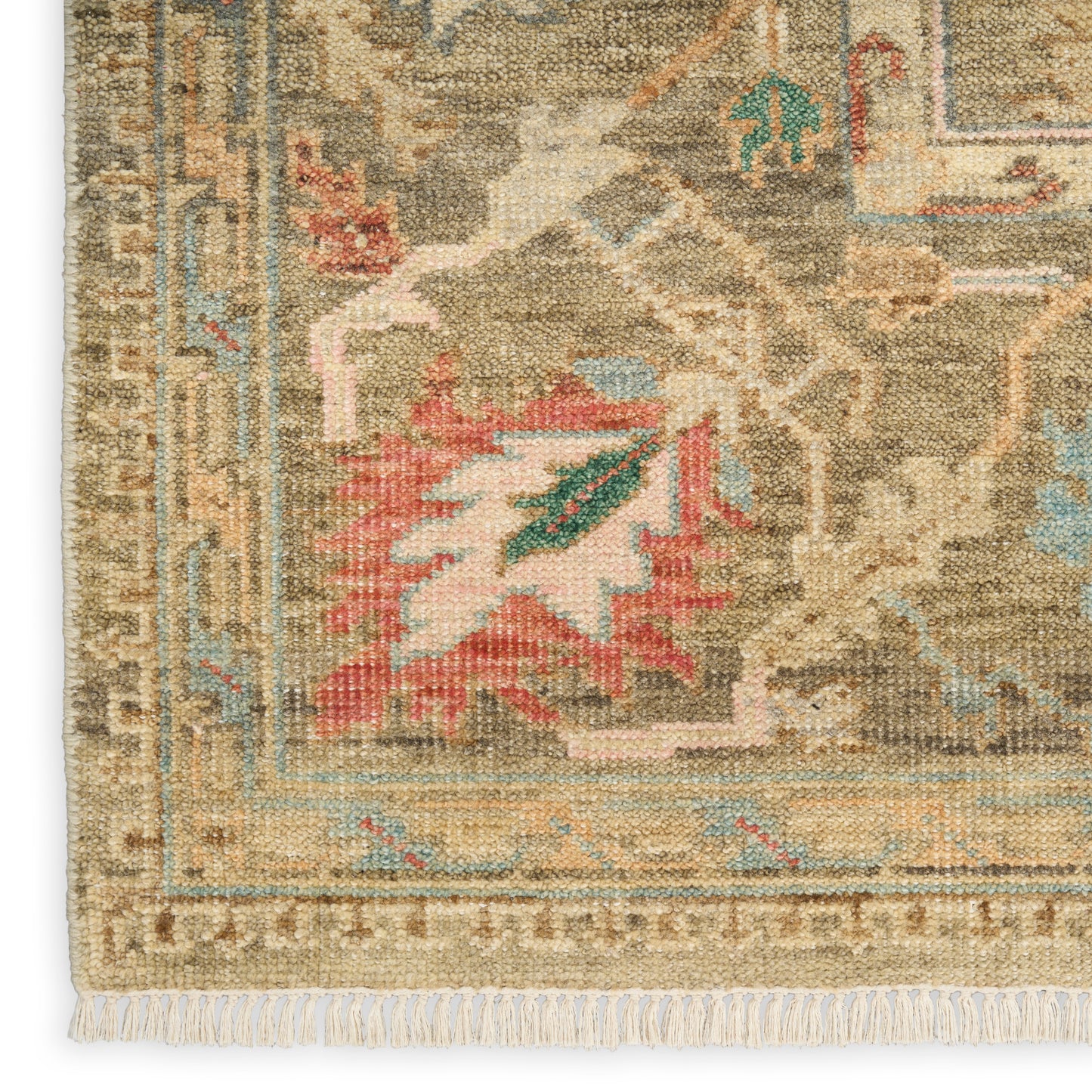 Nourison Heritage Vine 10' x 14' Charcoal Vintage Indoor Rug