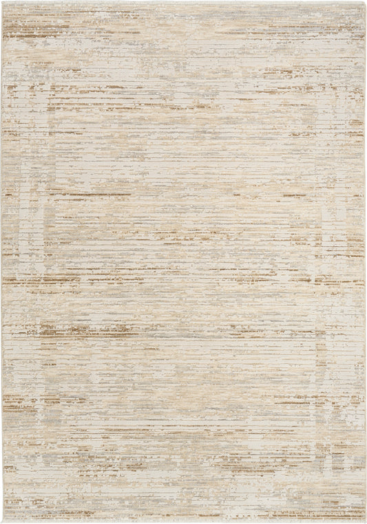 Calvin Klein CK078 Summit 5'3" x 7'9" Natural Ivory Modern Indoor Rug