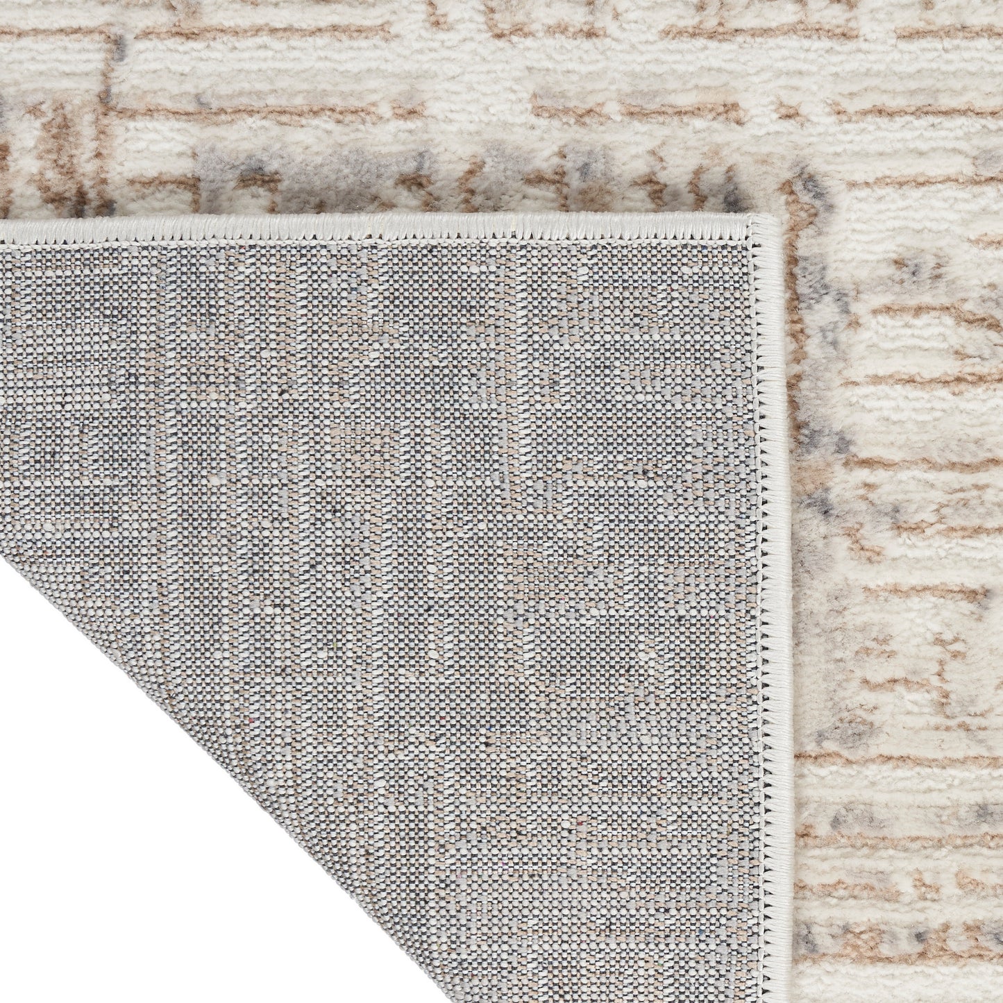 Calvin Klein CK005 Enchanting 8' x 10' Cream Grey Modern Indoor Rug