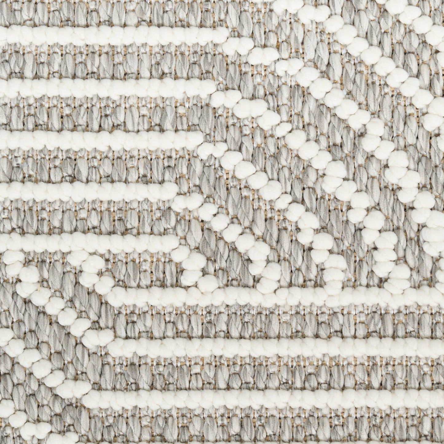 Nourison Natural Texture 7'10" x 9'10" Grey Ivory Modern Indoor Rug
