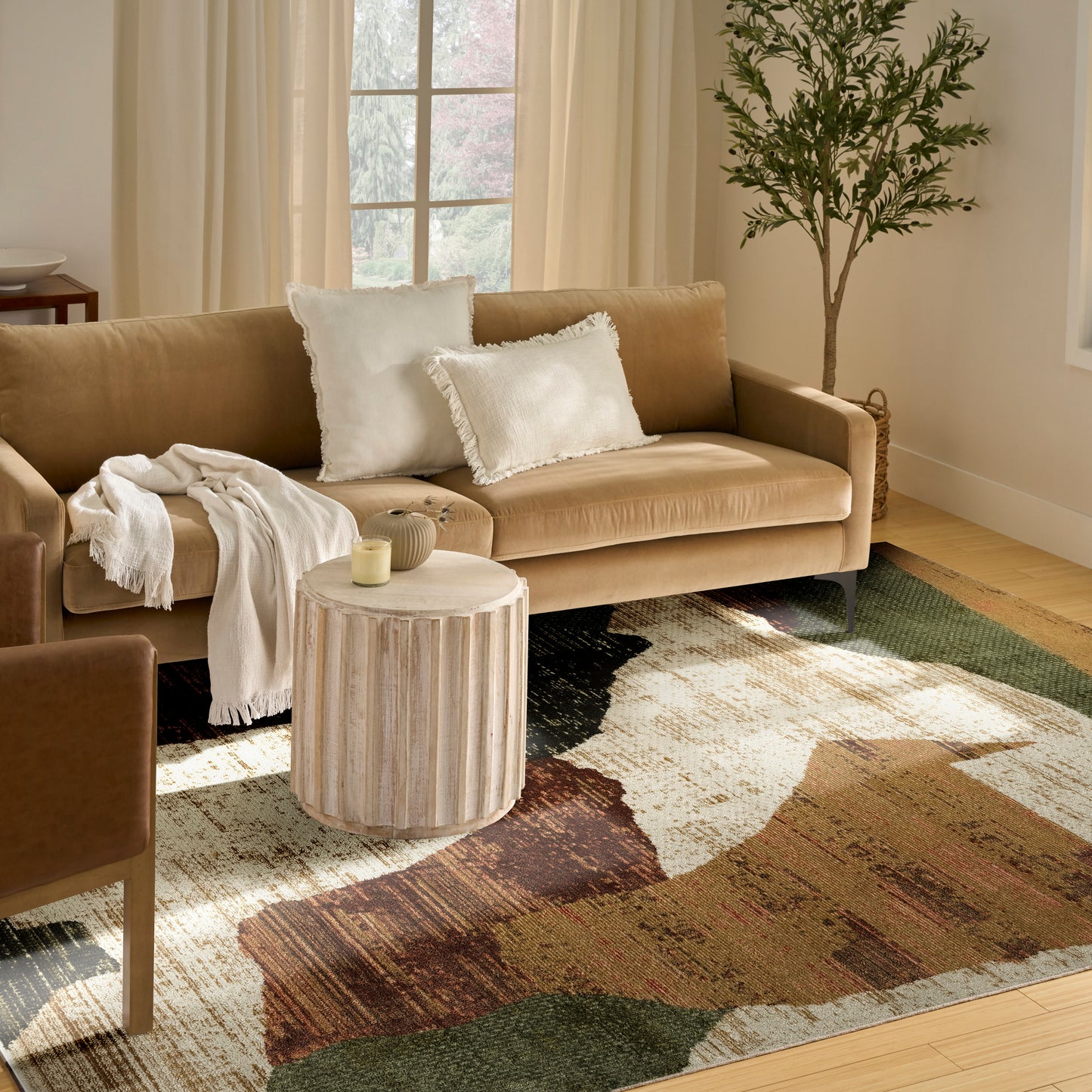 Nourison Nordic 8' x 10' Beige Multi Modern Indoor Rug