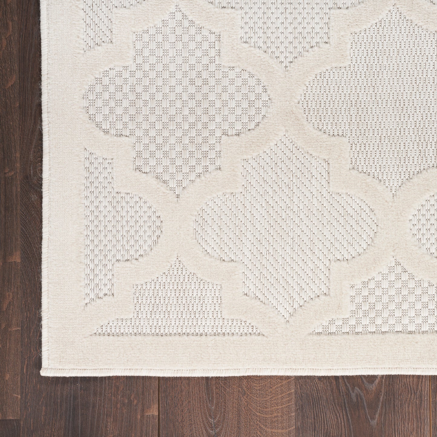 Nourison Easy Care 9' x 12' Ivory White Modern Rug