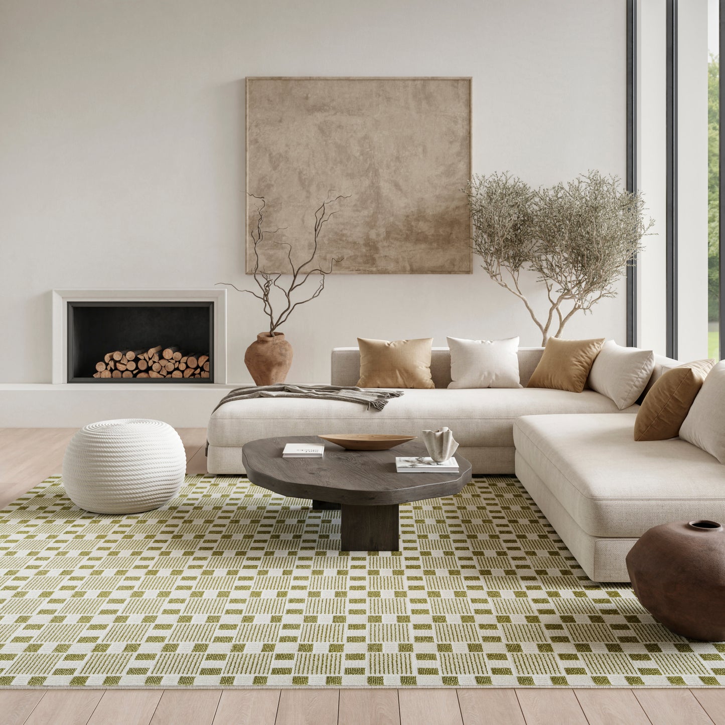 Nourison Nordic 8' x 10' Green Modern Indoor Rug