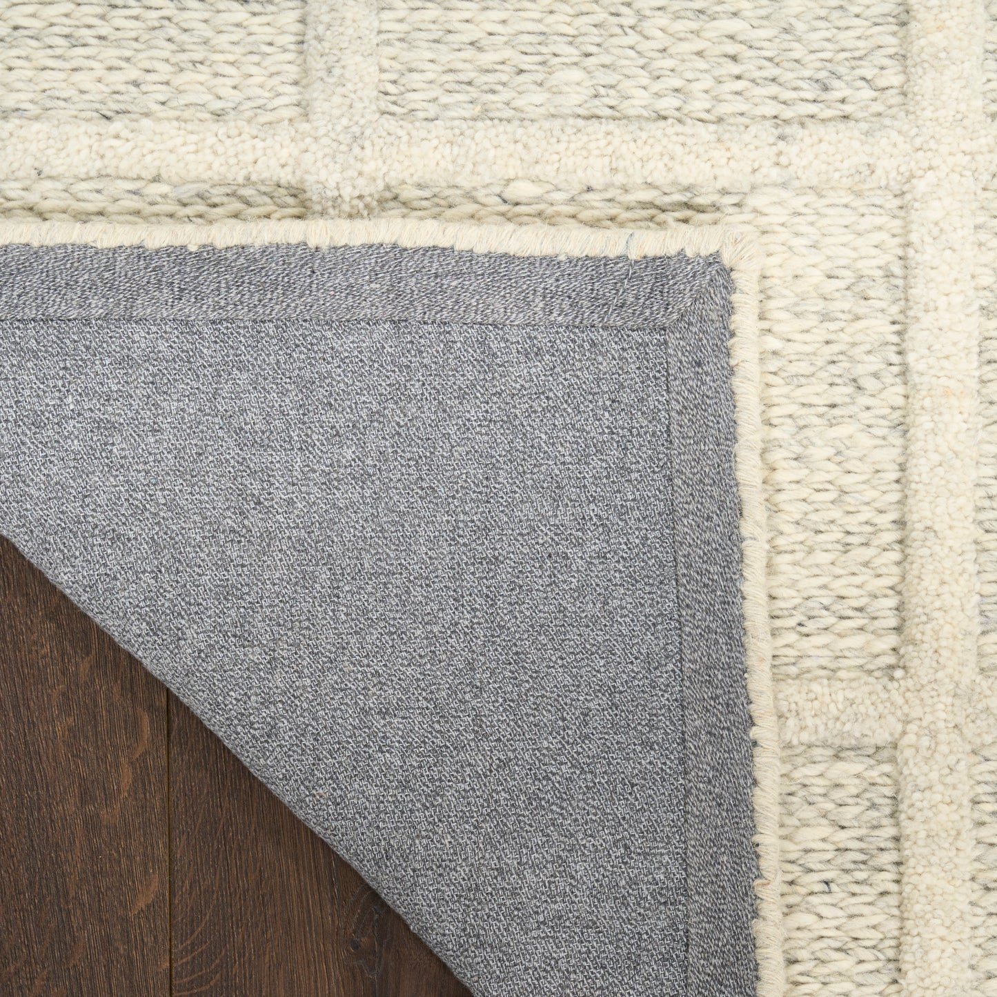 DKNY Pure Framework 8'6" x 11'6" Ivory Modern Indoor Rug