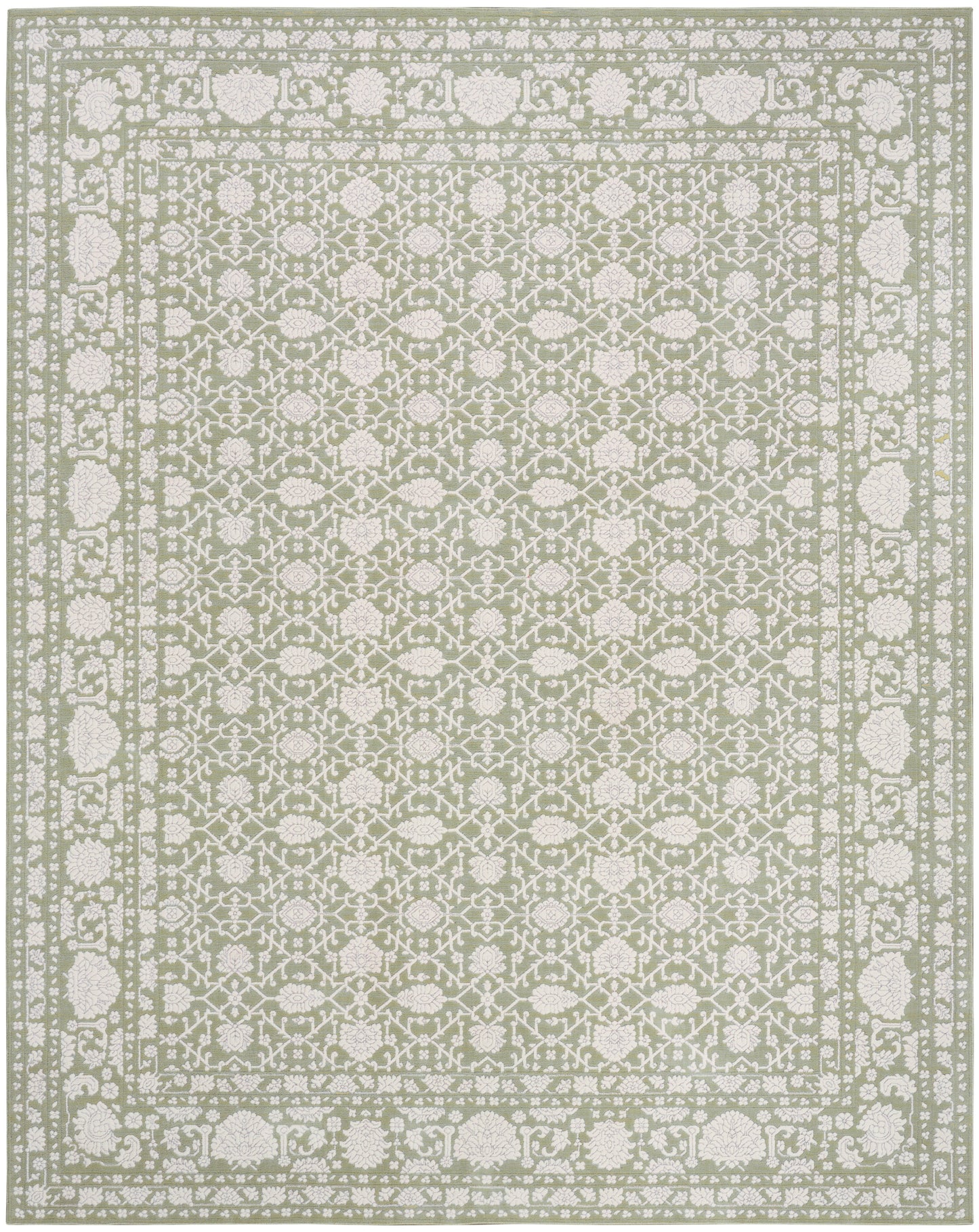 Nourison Grace 7'10" x 9'10" Sage Vintage Indoor Rug