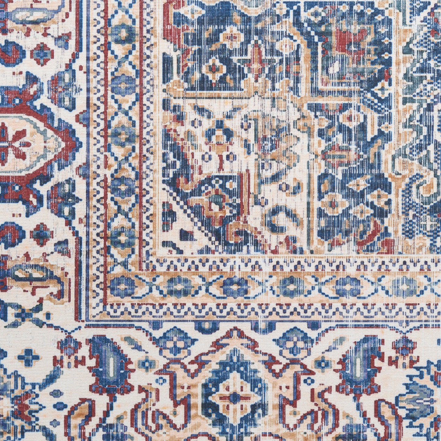 Nourison Vintage Home 6' x 9' Red Blue Bohemian Indoor Rug