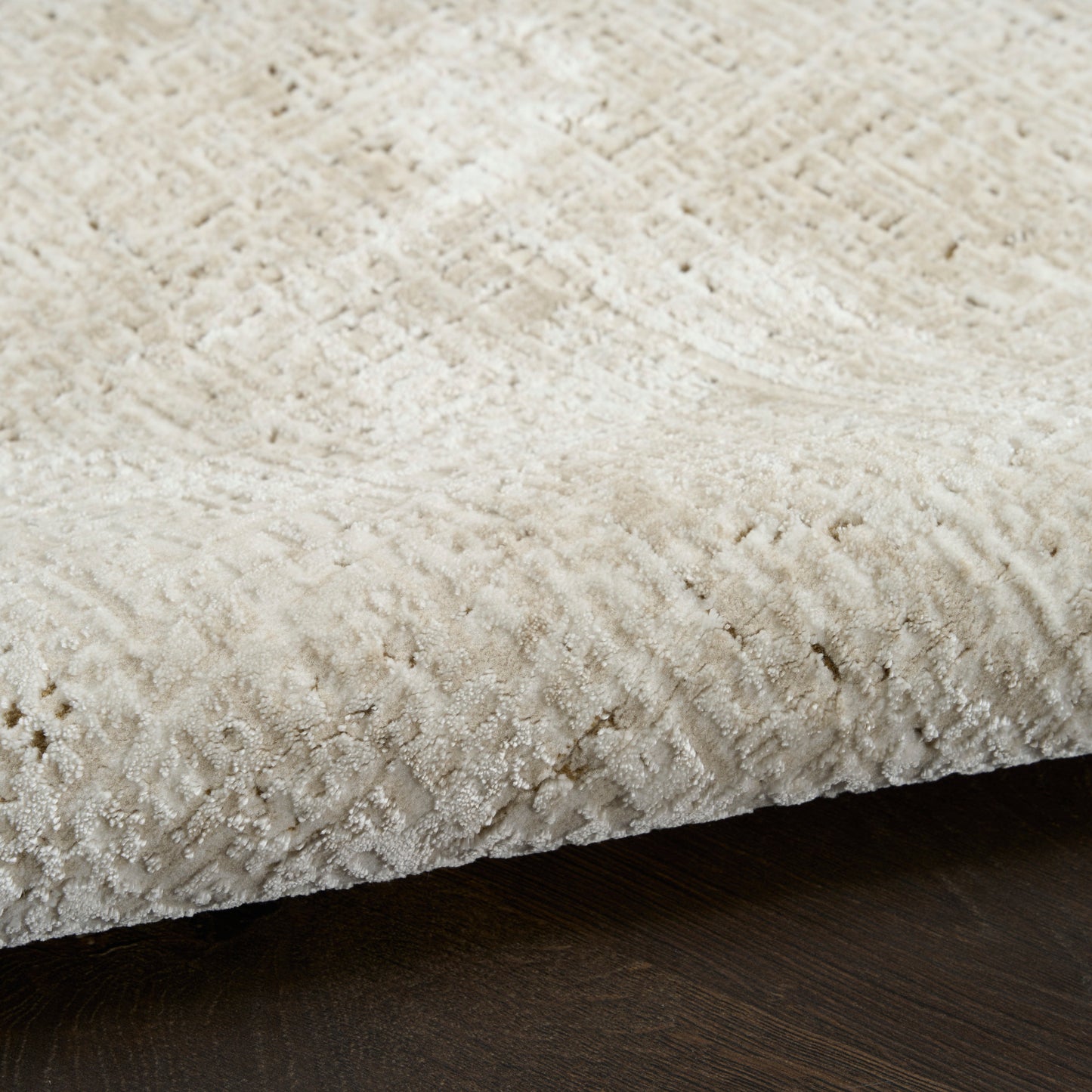 DKNY Grand Street 9' x 12' Ivory Beige Modern Indoor Rug