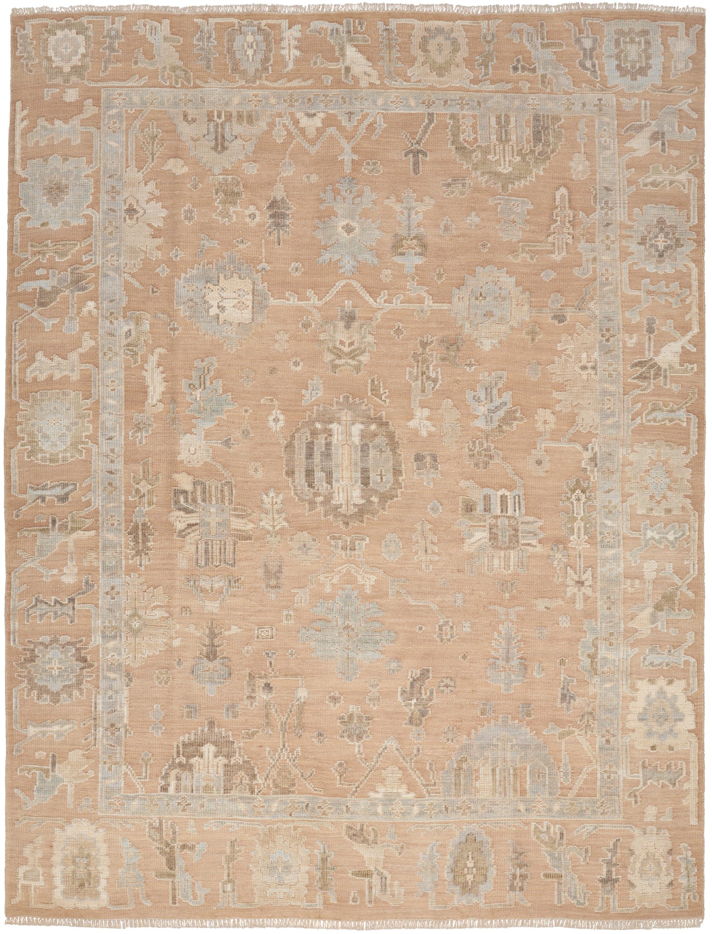 Nourison Whispers 9' x 12' Dusty Mauve Vintage Indoor Rug