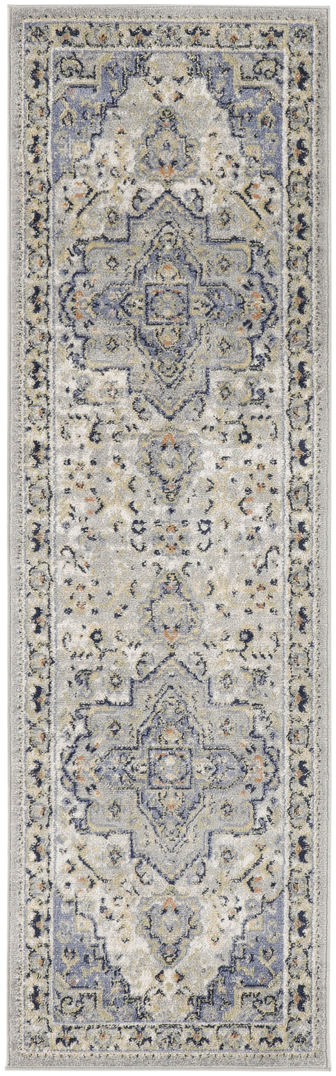 Nourison Nourison Essentials Persian 2'2" x 14 Blue Vintage Rug