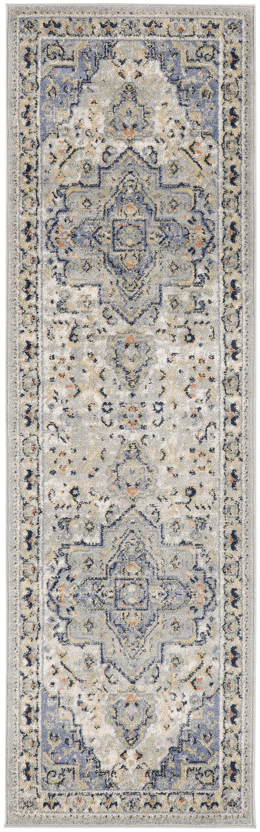 Nourison Nourison Essentials Persian 2'2" x 14 Blue Vintage Rug