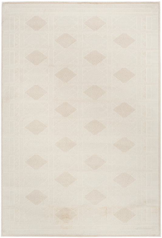 Nourison Nordic 5' x 7' Ivory Beige Modern Indoor Rug