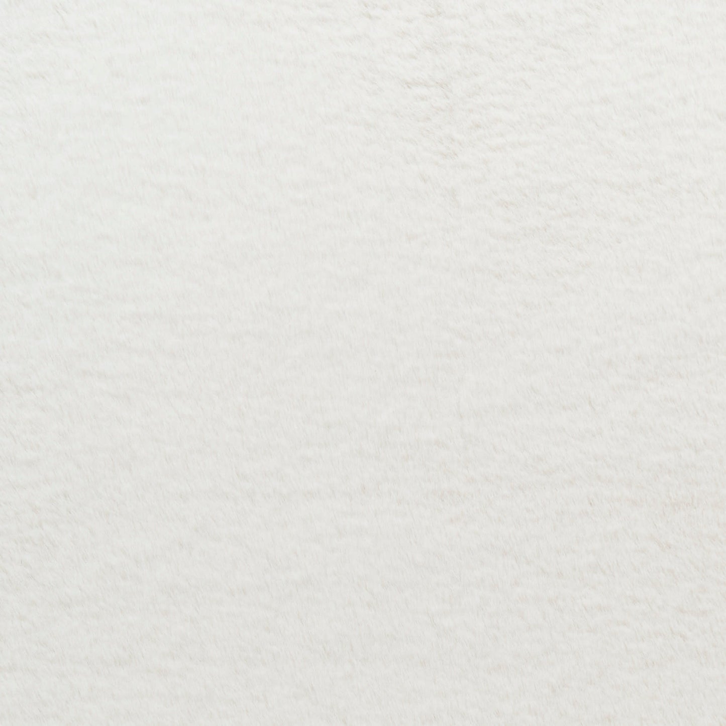 Nourison Soft Plush Rabbit Fur 4' x 6' White Contemporary Indoor Rug