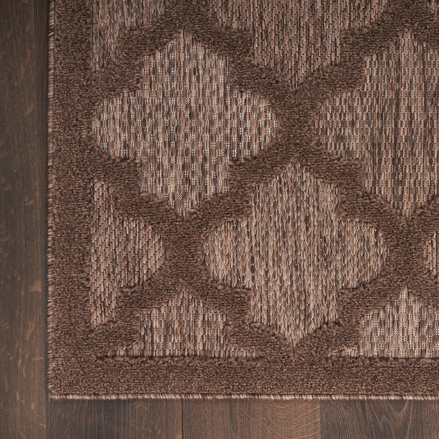 Nourison Easy Care 10' x 14' Brown Modern Rug