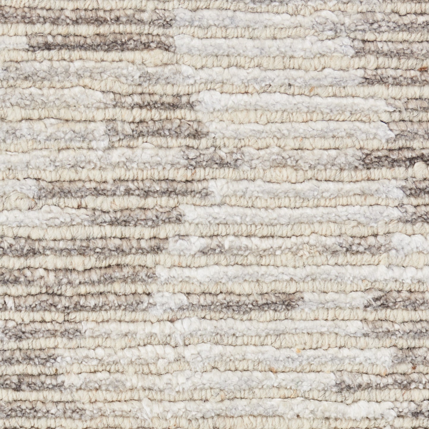 Nourison Ellora 7'9" x 9'9" Ivory Grey Modern Indoor Rug