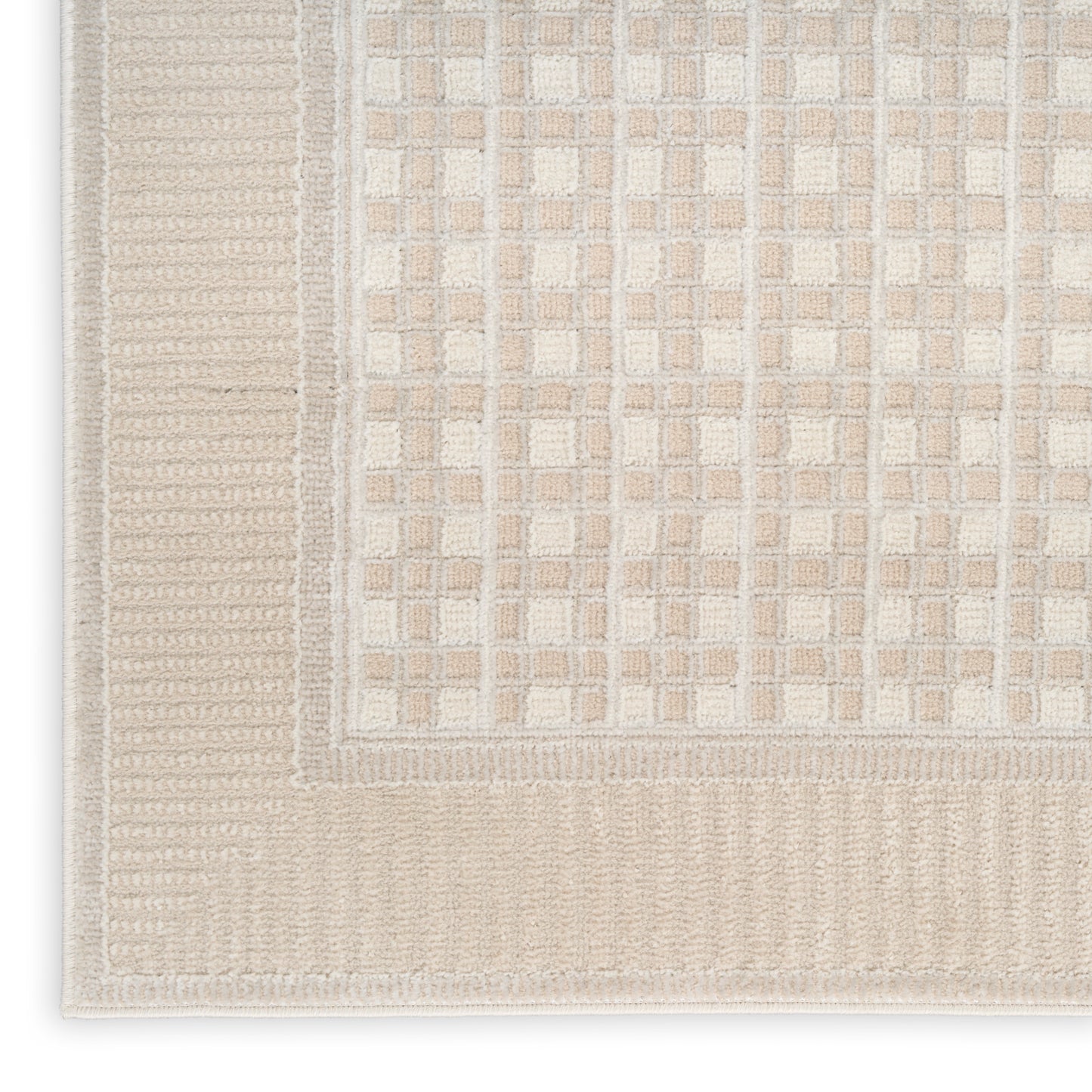 Nourison Nordic 8' x 10' Beige Modern Indoor Rug