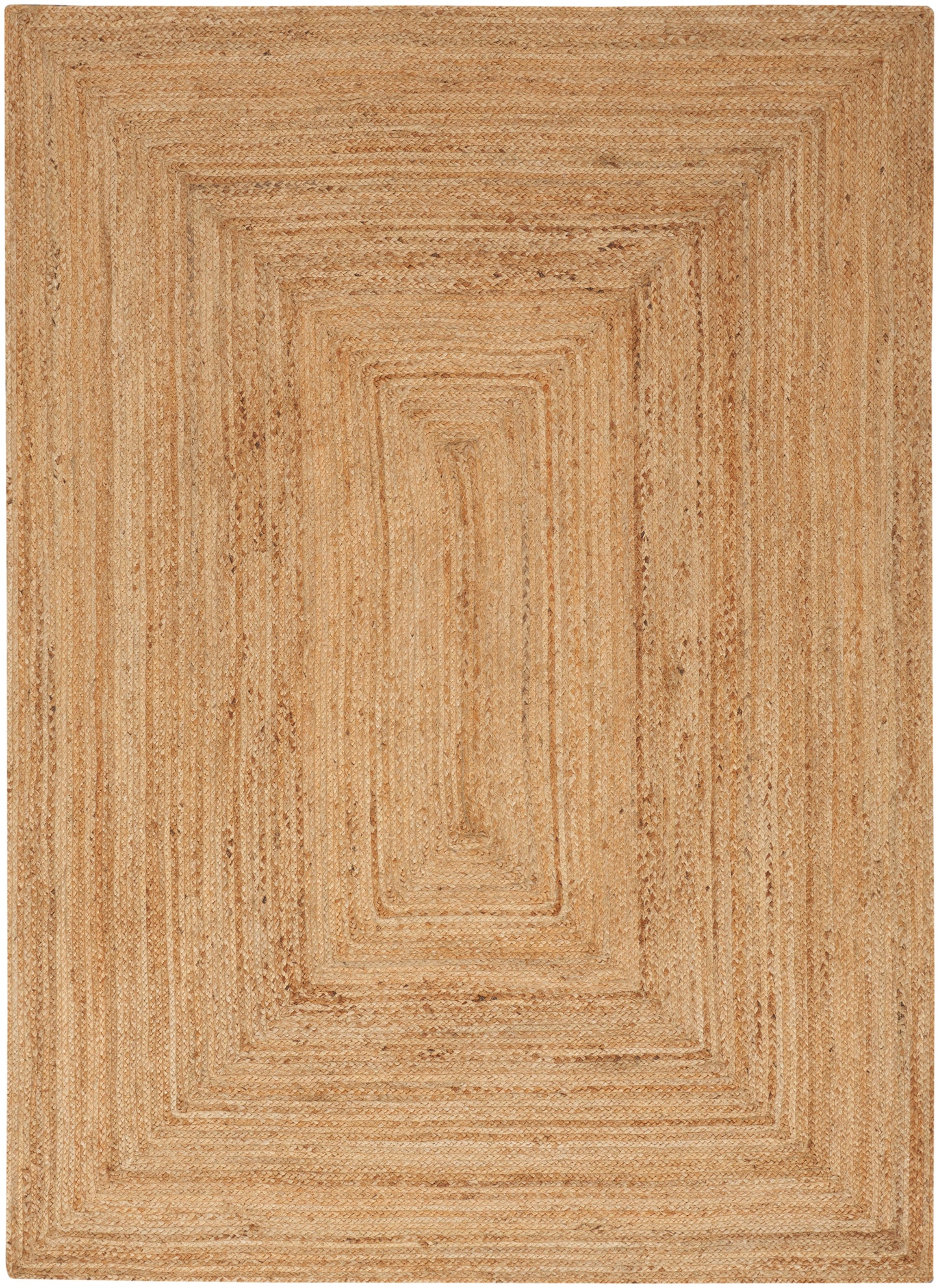 Nourison Natural Jute 4' x 6' Natural Farmhouse Indoor Rug