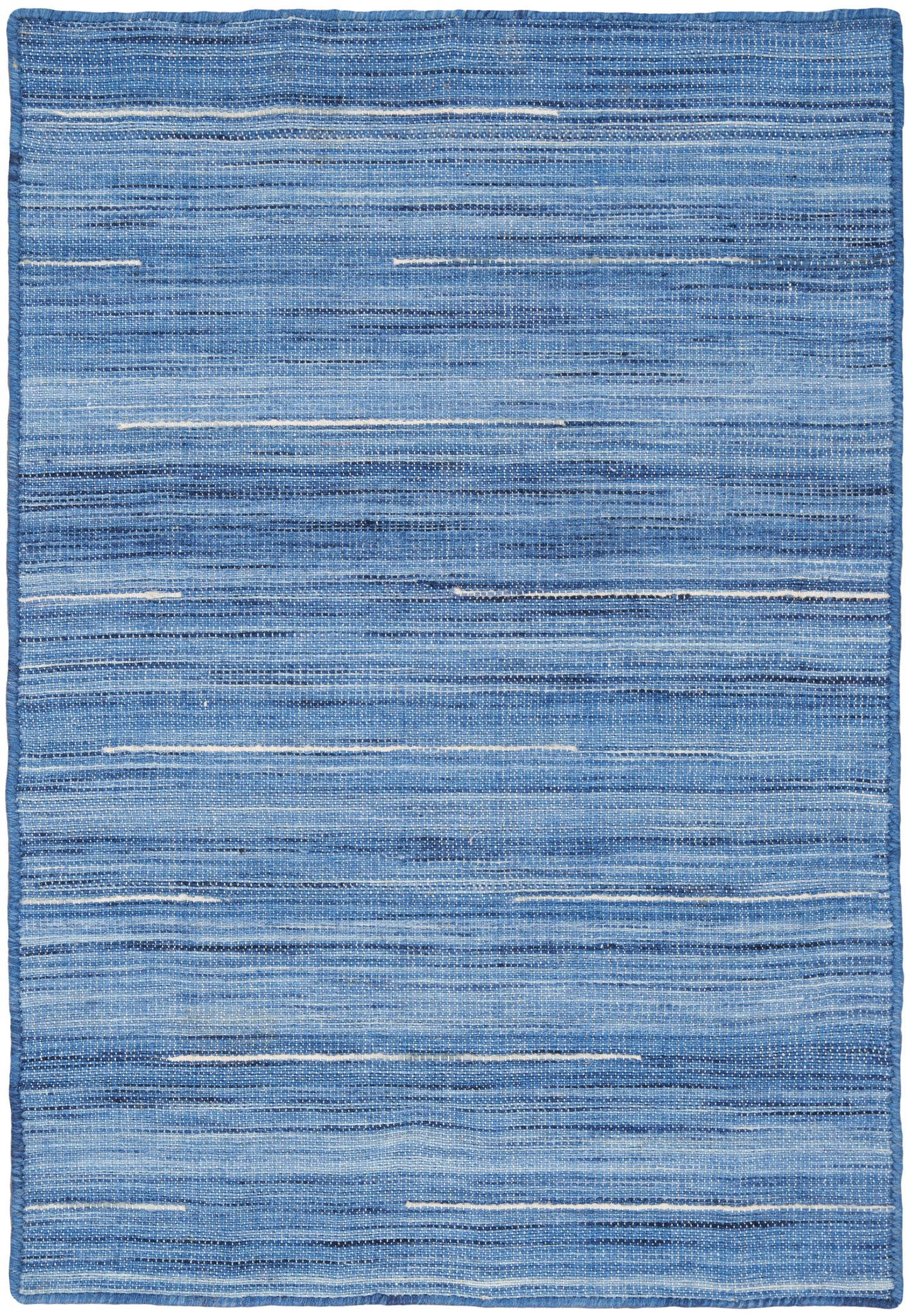 Nourison Interweave 2' x 3' Denim Modern Indoor Rug