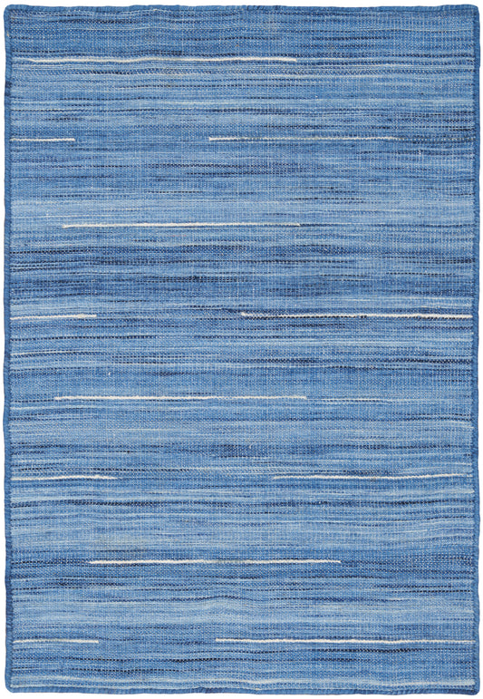 Nourison Interweave 2' x 3' Denim Modern Indoor Rug