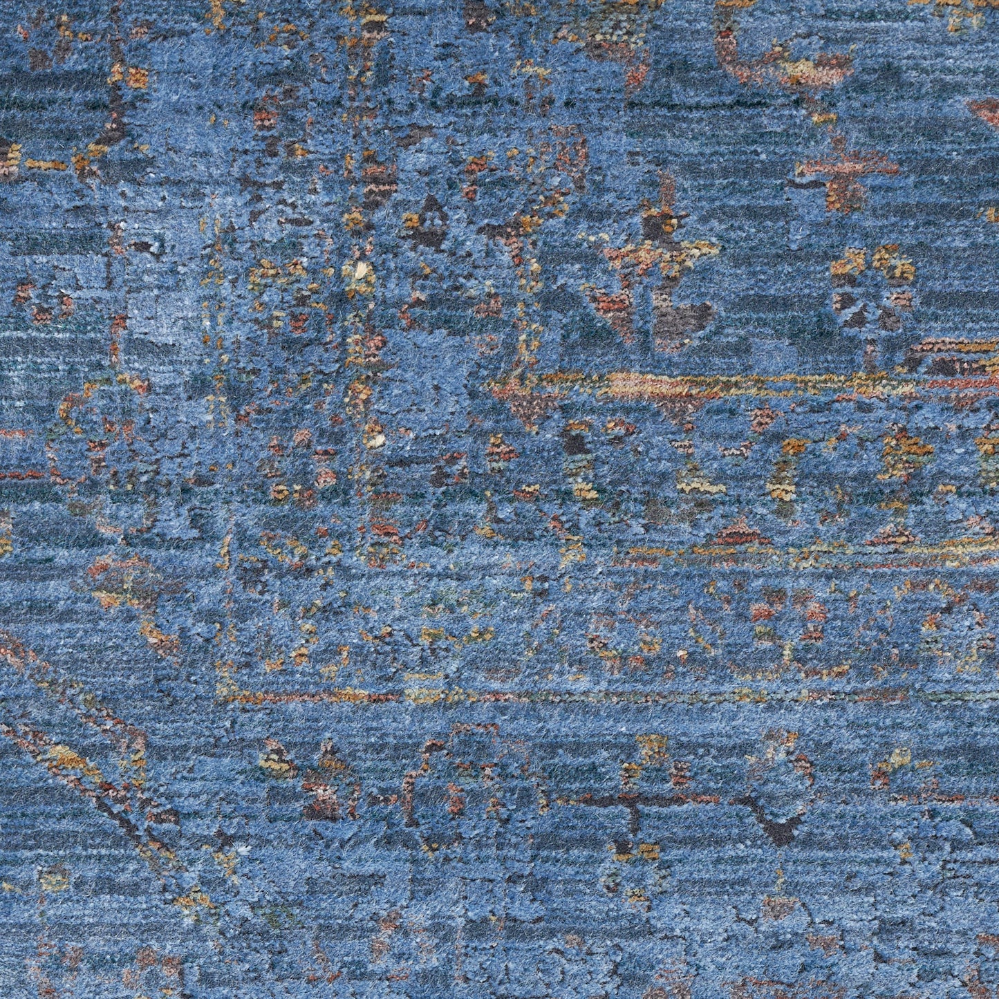 Nourison Luxurious 2' x 3' Blue Vintage Indoor Rug