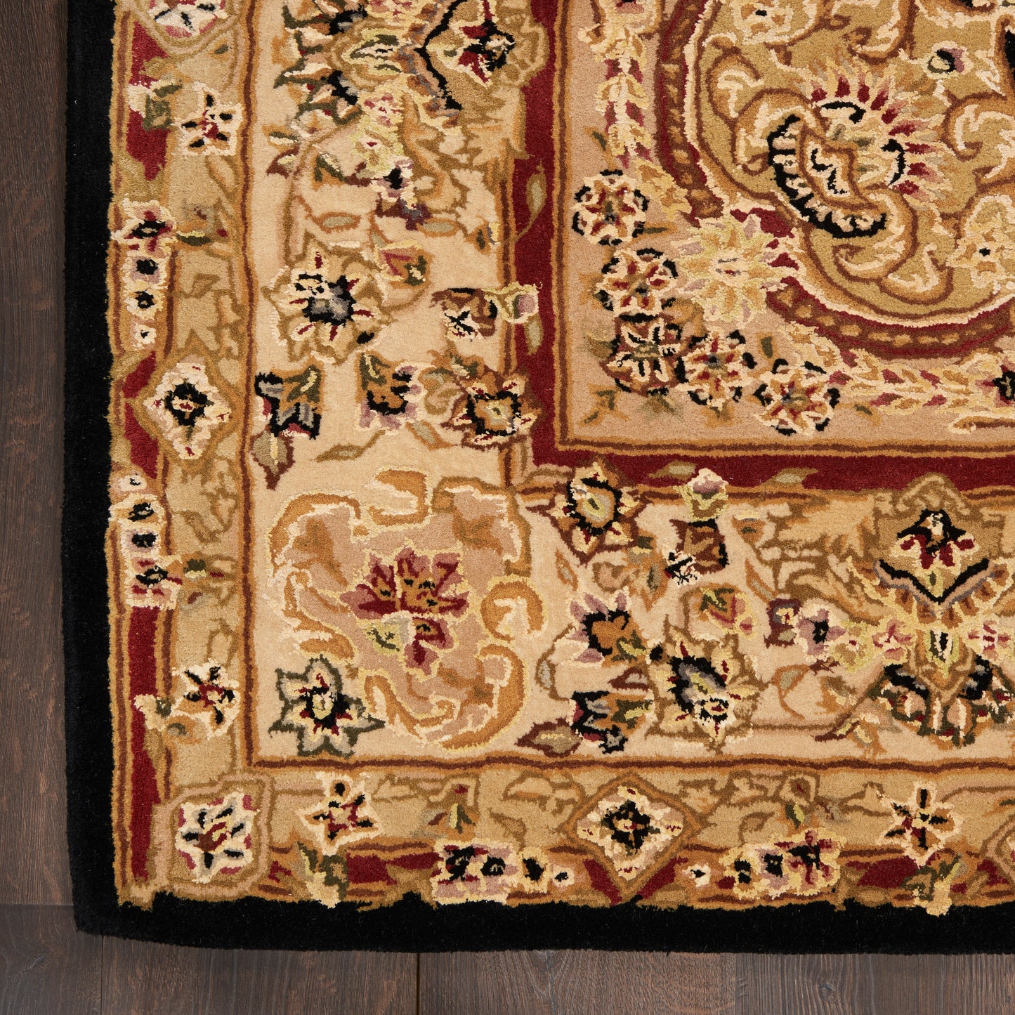 Nourison Nourison 2000 3'9" x 5'9" Black Traditional Indoor Rug