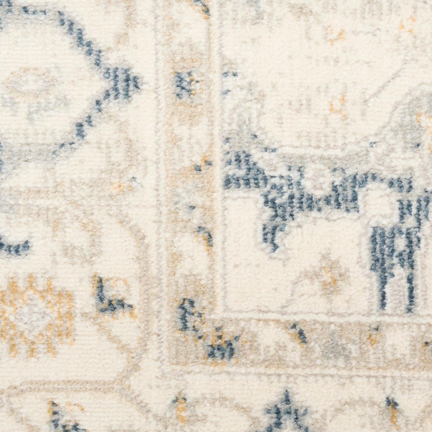 Nourison Pardis 4' x 6' Light Blue Vintage Indoor Rug