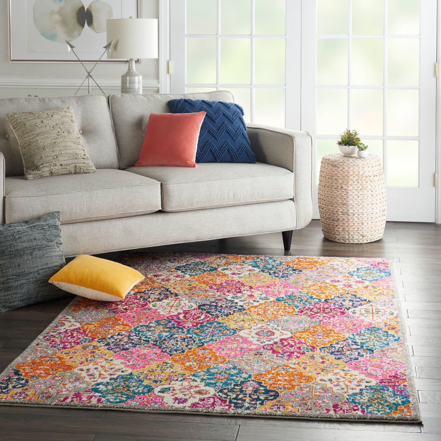 Nourison Passion 3'9" x 5'9" Multicolor Bohemian Indoor Rug