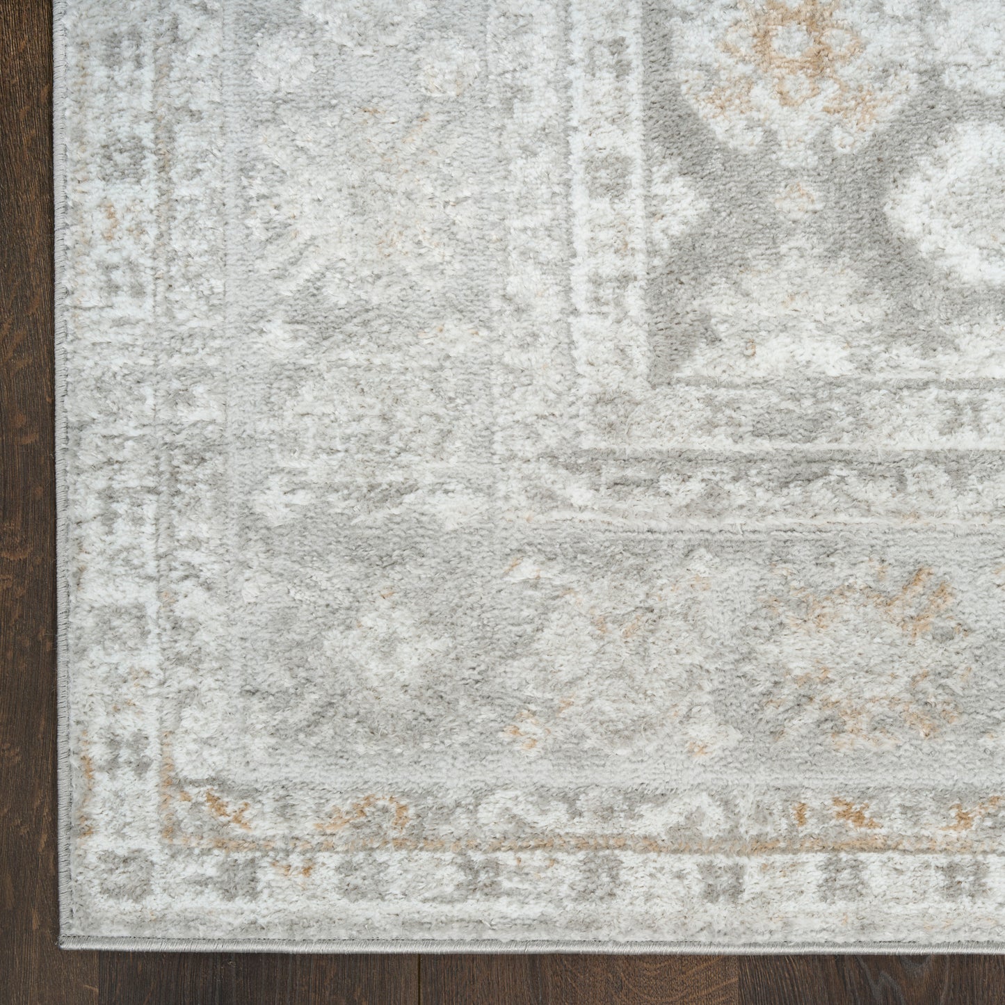 Nourison Dekor 7'10" x 9'10" Grey Vintage Indoor Rug